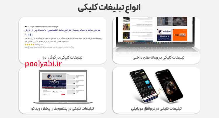 تبلیغات کلیکی (PPC) چیست؟ , کمپین تبلیغات کلیکی چیست؟ , هزینه تبلیغات کلیکی