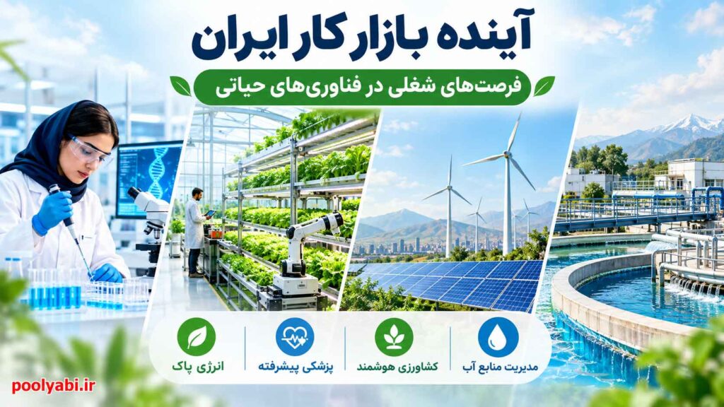 آینده بازار کار ایران و شغل‌های پولساز در حوزه انرژی پاک، پزشکی پیشرفته، کشاورزی هوشمند و مدیریت منابع آب