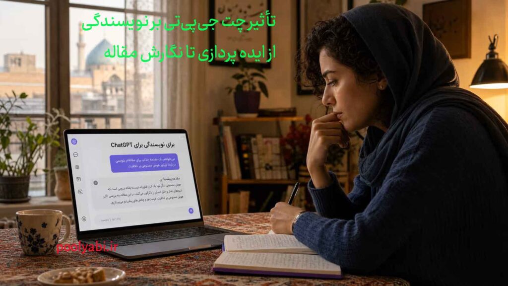 تأثیر چت جیپیتی بر نویسندگی و تبدیل ایدههای اولیه به محتوای حرفهای